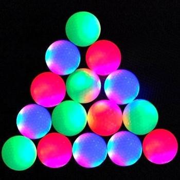 15-piece Super Bright Night Flyer Glowing LED Golf Ball
