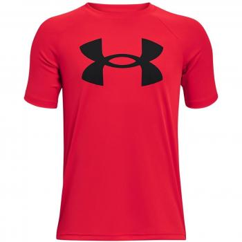 Camiseta de fitness Under Armour Tech Big Logo Niño RD