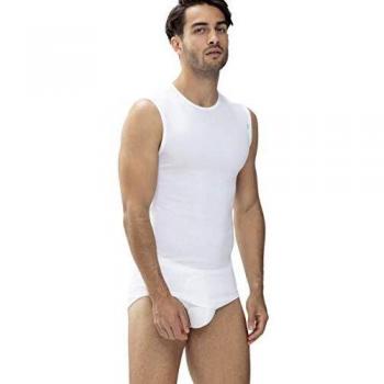 Camiseta de Tirantes Mey Noblesse de Algodón Blanco para Hombre, Talla XXL