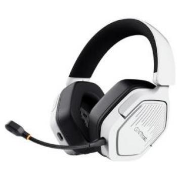 Auriculares Gaming Inalámbricos y Alámbricos Trust GXT 493PS Carus para PS5, Bluetooth, Jack 3.5mm, Color Blanco, Autonomía de 70 horas