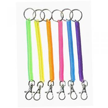Llavero Mosquetón Extensible FRME-2 Zamak en Diversos Colores