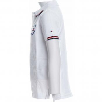 Tommy Hilfiger - Polo KB0KB04706 123 - Badge Polo - Manga Corta - Bright White