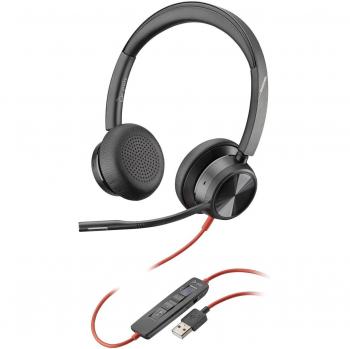Auriculares Poly Blackwire 8225-M USB-A con certificación para Microsoft Teams