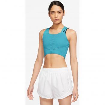 Camiseta técnica de mujer Nike Dri-FIT ADV AeroSwift azul con tirantes