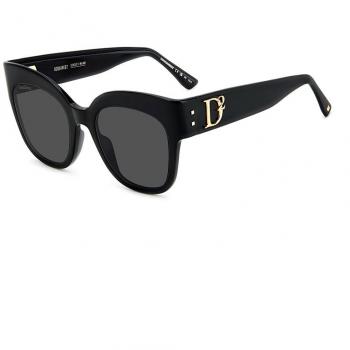 Dsquared2 Stylish Sunglasses D2 0097/S Black Female Size: 53 MM