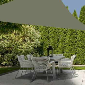 Toldo triangular verde ProGarden 3x3x3 m