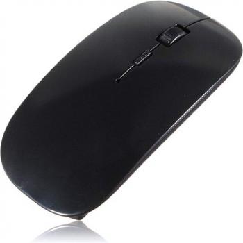 Ratón óptico inalámbrico USB delgado 2.4GHz silencioso de doble modo para ordenador y portátil