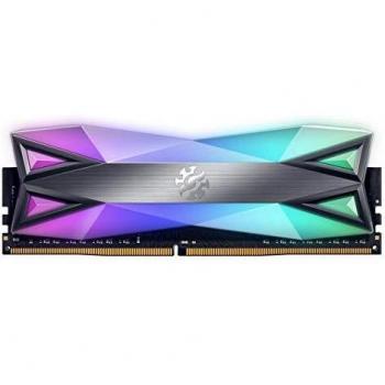 XPG 16GB 2x8GB Dual Channel Spectrix D60G RGB Tungsten Grey DDR4 3600181.35v AX4U320038G16ADT60