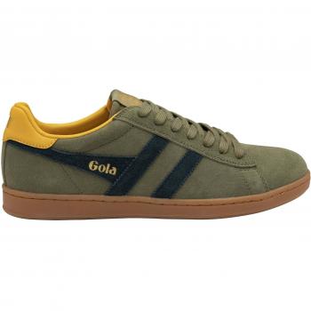 Gola Equipe II Suede Sneakers - Tan / Khaki / Navy