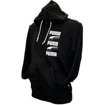Puma Rebel Bold FZ Hoody TR Sudadera, Hombre, Black, XS