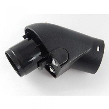 Adaptador de manguera angulado compatible con aspiradoras Miele S300, S301, S302, S303, S304, S305, S306 - Conexión clipable negra