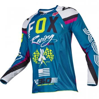 Fox 360 Jersey Azul Tamaño M