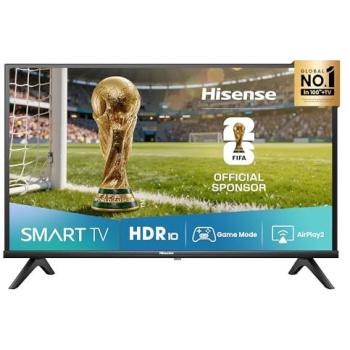 Televisor Hisense 32E43QT LED HD Smart TV Wi-Fi 81,3 cm (32) sin marco DVB-T2/S2 HDR10 200 cd/m²