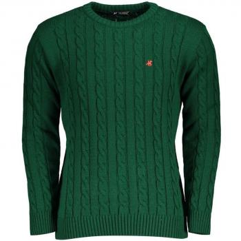 U.S. Polo Assn. Grand Polo Green Fabric Sweater - XXL