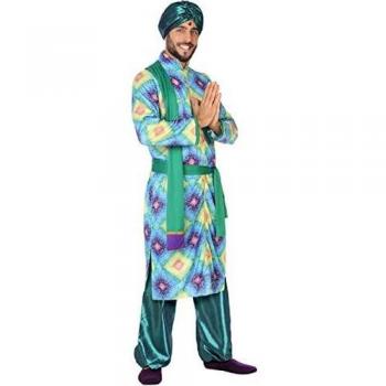 Atosa disfraz hindu hombre adulto verde M