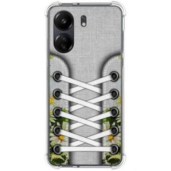 Funda Antigolpes de Silicona para Xiaomi Redmi 13C con Diseño Zapatillas 08