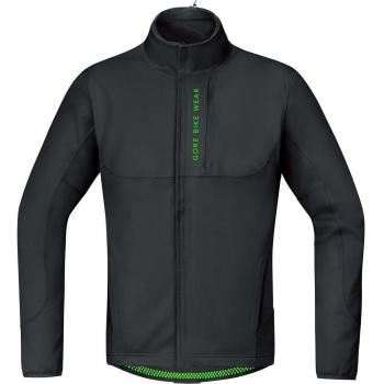 Gore Bike Wear Power Trail Windstopper Soft Shell Thermo - Chaqueta para hombre, color negro, talla S