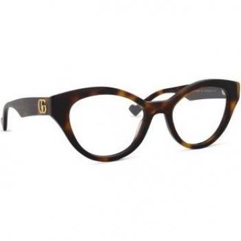Gucci GG0959O 004 51 Minimalist Cat-Eye Sunglasses, Brown unisex, Size: ONE SIZE