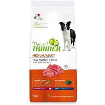 TRAINER Natural Medium Beef Rice KG. 12 Dry Food For Dogs