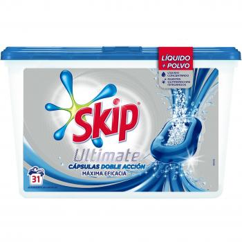 Skip Ultimate Doble Acción Detergente Cápsulas - 31 lavados