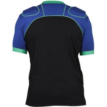 GILBERT Atomic V2 Armadura de Rugby Adulto, Negro/Azul, L