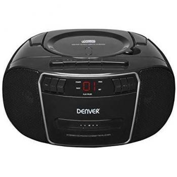 Denver Electronics TCP-40 Black Reproductor de CD Portable CD Player Negro - Unidad de CD