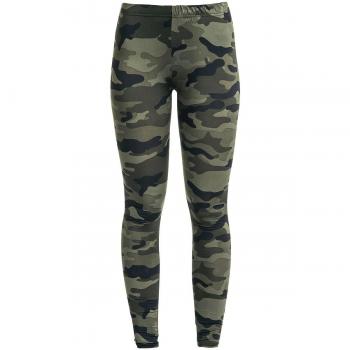 R.E.D. by EMP Camo Leggings Leggings camuflaje 'woodland' 3XL