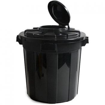Garden pic-Nic - Cubo Basura 50l c/Tapa y Anclaje Hop