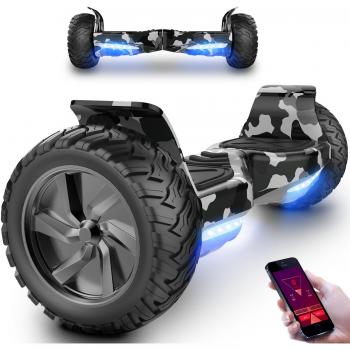 Patinete Eléctrico 8.5 SUV Scooter Monopatín E-Balance Board Motor 700W con Bluetooth App EL-ES03
