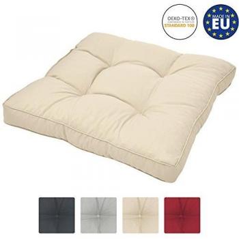 Cojín de Jardín XLuna Acolchado Impermeable para Sillas de Mimbre - 50x50x10 cm