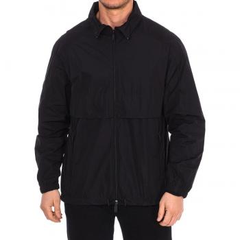 Cortavientos Dsquared2 Negro con Logo en el Brazo - Talla M