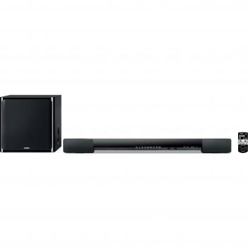 Yamaha YAS-203 - Barra de sonido de 200W con subwoofer, negro