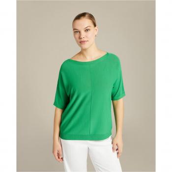 Jersey de mujer de punto fino con manga corta