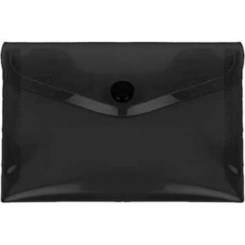 CARPETA LIDERPAPEL DOSSIER BROCHE POLIPROPILENO DIN A6 NEGRO OPACO