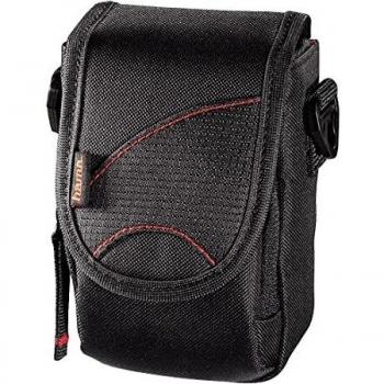 Hama Astana 90P - Funda para Cámara en Polytex, Color Negro, Peso 125g, Dimensiones Internas 75 x 130 x 52 mm