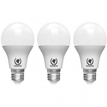 Espartan - Bombillas LED E27 Luz Cálida Bola 15W, 3000K, 1500 lúmenes, Equivalente a 100W Bombilla Incandescente Halógena, Bombilla LED E27 Cálido, Casquillo Gordo, Bombilla E27 LED - Pack de 3