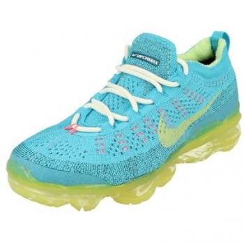 Nike Air VaporMax 2023 Flyknit Men's Low Top Sneakers - Blue/Green - Size 41
