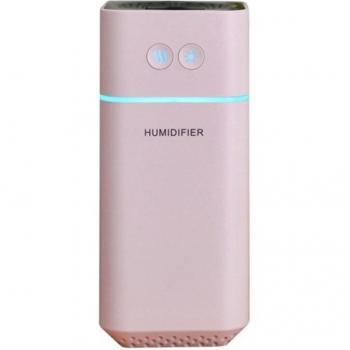 Humidificador de aire para coche con carga USB, luz nocturna LED de decoloración giratoria 270E
