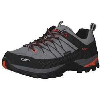 CMP Rigel Low Waterproof Men's Trekking Shoes - Gray/Orange - Size 41