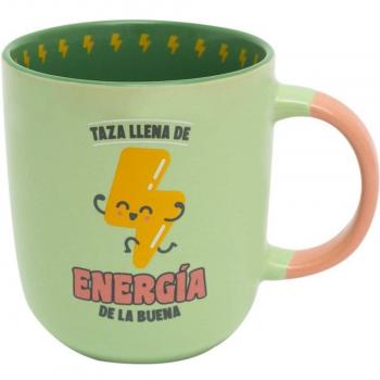 MR WONDERFUL TAZA LLENA DE ENERGÍA DE LA BUENA