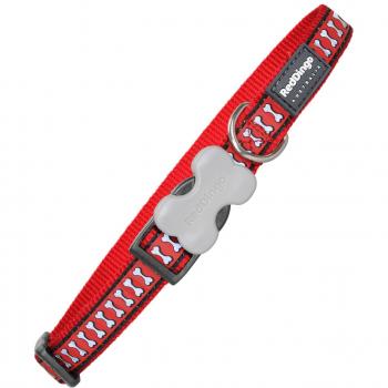 Red Dingo reflectante perro collares