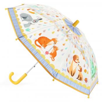 Paraguas Mama y Bebé - Paraguas compacto, diseño para mamás con bebé, ligero y portátil, protección UV, mango ergonómico, apertura automática, incluye correa de mano