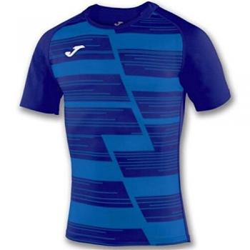 Joma Camiseta Haka - Camiseta, Hombre, Azul