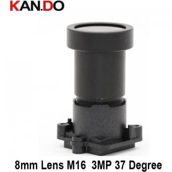 Lente Nocturna de 8mm con Montaje M16*0.5mm y Filtro IR 650 para Cámara de Seguridad CCTV