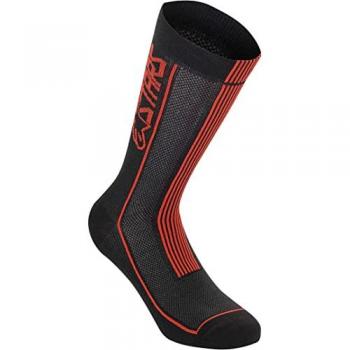 Calcetines Alpinestars Summer 22 negro rojo - S