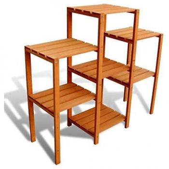 vidaXL Garden Plant Stand 97x31x87 cm Solid Fir Wood