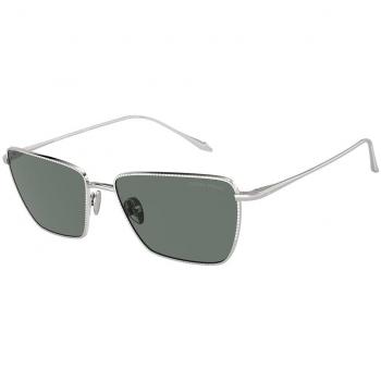 Giorgio Armani AR6153 Women's Sunglasses Silver Size 56