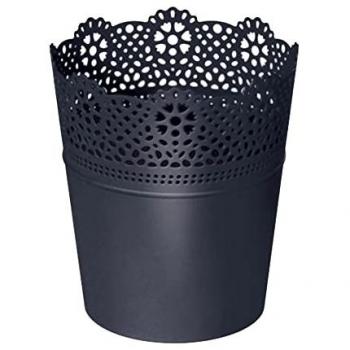 Maceta LACE Prosperplast 112x112x130 mm Antracita para Jardín