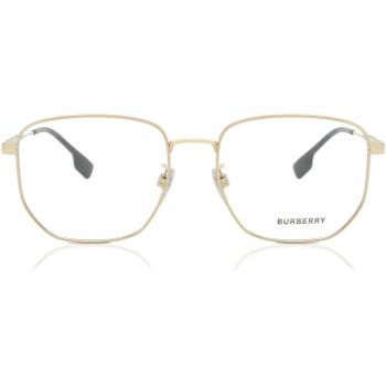 Burberry BE1352D Geometric Gold Men's Eyeglasses (Asian Fit) - Size 56, Blue Light Block Available