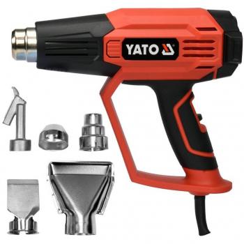 Yato YT-82296 Pistola de Calor 500 l/min 650 °C 1600 W Negro, Naranja